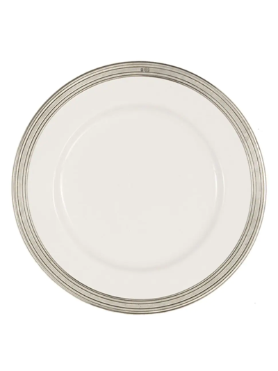 Shop Arte Italica Tuscan Ceramic Dinner Plate In White