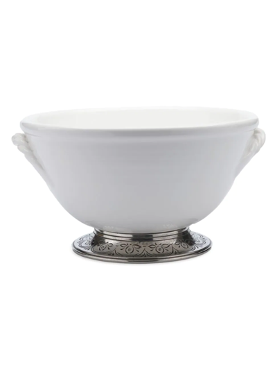 Shop Arte Italica Tuscan Footed Bowl In White