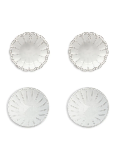 Shop Arte Italica 4-piece Bella Bianca Assorted Dipping Bowl Set In White