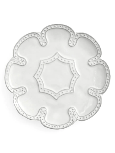 Shop Arte Italica Bella Bianca Beaded Canape Plate In White