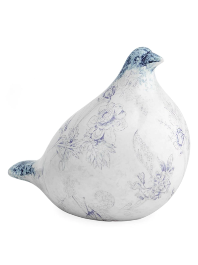 Shop Arte Italica Giulietta Large Ceramic Dove In Blue White