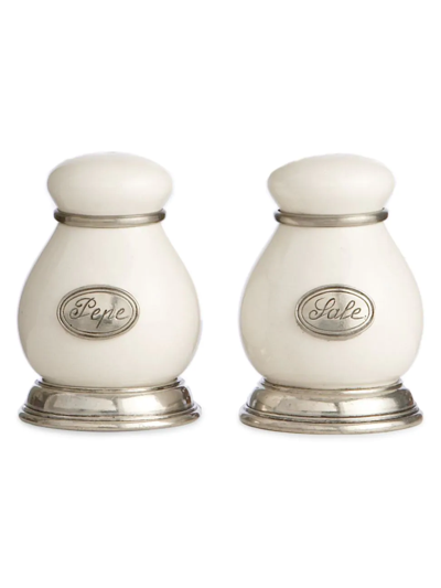 Shop Arte Italica Tuscan Salt & Pepper Shakers In White