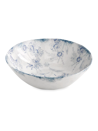 Shop Arte Italica Giulietta Ceramic Serving Bowl In Blue White