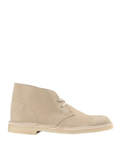 Shop Clarks Originals Desert Boot Man Ankle Boots Beige Size 9 Soft Leather