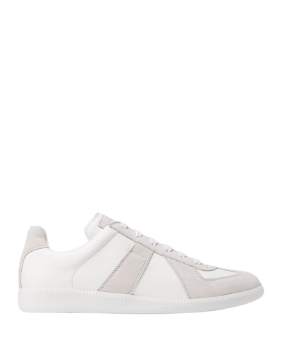 Shop Maison Margiela Man Sneakers White Size 9 Soft Leather