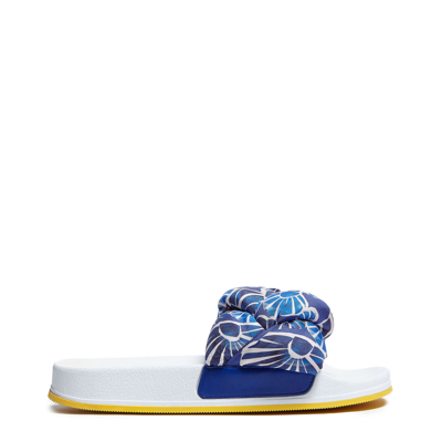 La Doublej La Double J Braid Slide Sandals In Conchiglie