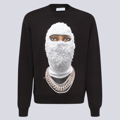 Shop Ih Nom Uh Nit Black Cotton Sweatshirt