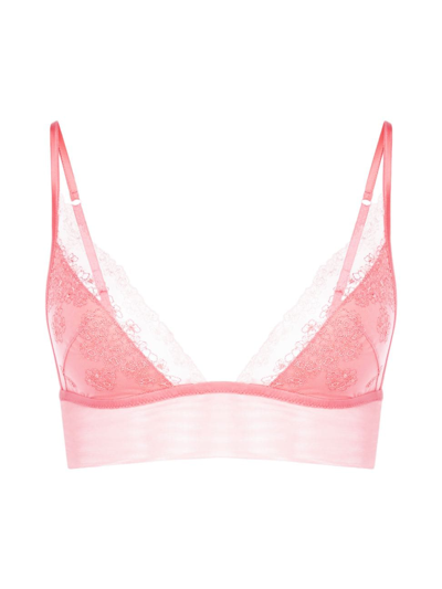 Shop La Perla Women's Outset Bralette In Hibiscus Pink