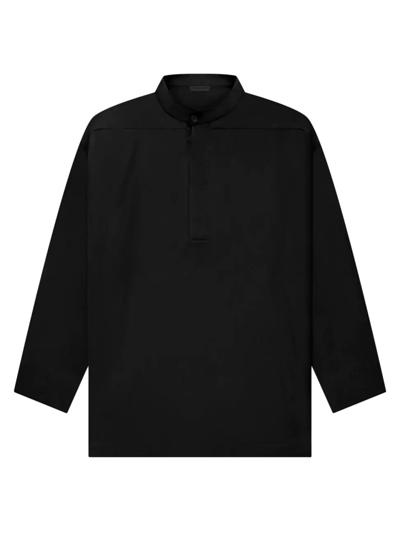 Shop Fear Of God Men's Long Sleeve Shirt In Black