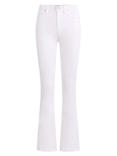 Shop Hudson Women's Holly High-rise Stretch Flare Jeans In White Horse