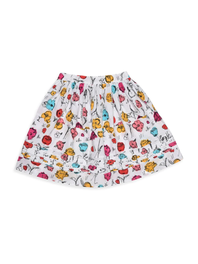 Shop Marni Little Girl's & Girl's Floral Skirt