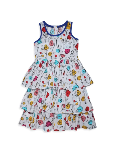 Shop Marni Little Girl's & Girl's Multi Floral Dress