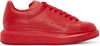 Alexander Mcqueen Red Larry Low-top Sneakers In Rasberry
