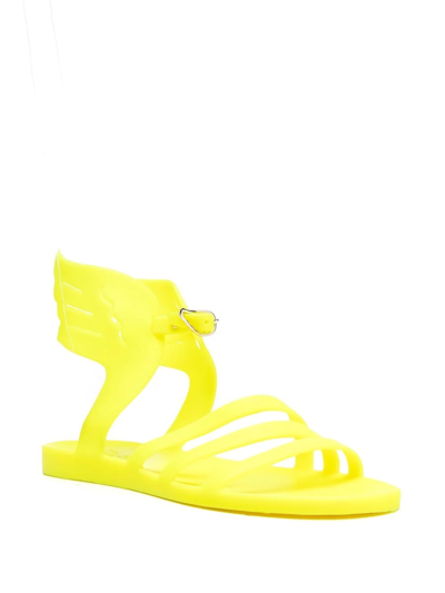 Shop Ancient Greek Sandals Ikaria Jelly Sandals In Yellow