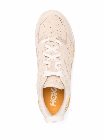 Shop Hoka One One Clifton L Low-top Sneakers In Neutrals