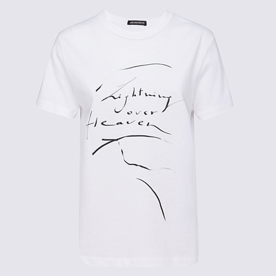 Shop Ann Demeulemeester White Cotton T-shirt