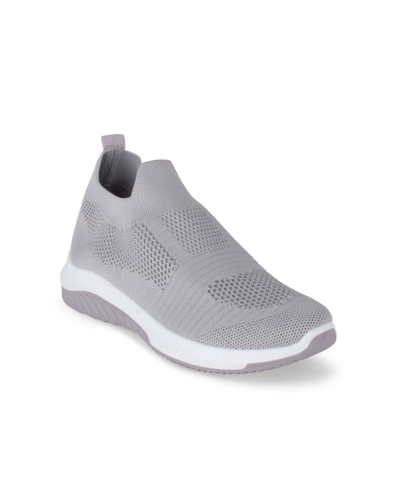 Shop Danskin Women's Cheerful Slip-on Sneaker In Gray