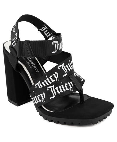 Shop Juicy Couture Women's Georgette Dress Sandals Women's Shoes In Black