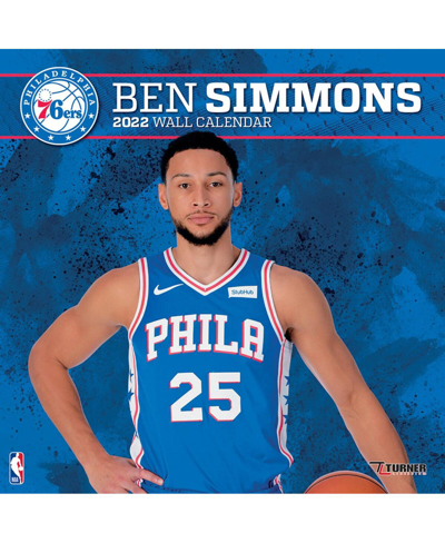 Shop Turner Licensing Ben Simmons Philadelphia 76ers 2022 Player Wall Calendar