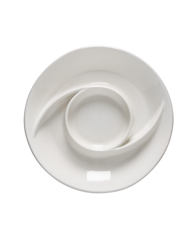 Casafina Stoneware Chip Dip In White