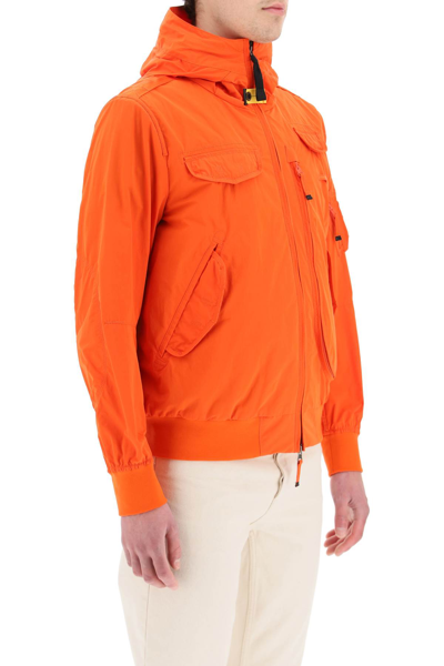 Shop Parajumpers Gobi Spring Light Bomber Jacket In Orange