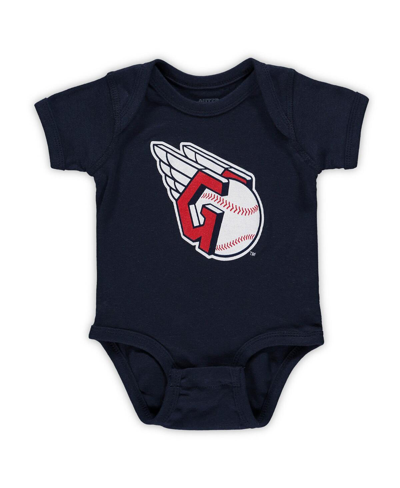 Shop Outerstuff Unisex Newborn Infant Navy Cleveland Guardians Primary Logo Bodysuit
