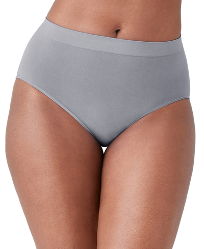 Shop Wacoal B-smooth Brief Underwear 838175 In Silver Sconce