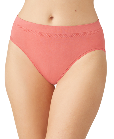 Shop Wacoal Women's B-smooth High-cut Brief Underwear 834175 In Faded Rose