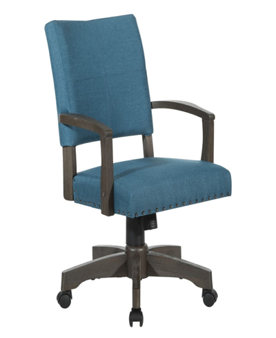 Shop Osp Home Furnishings Santina Bankers Chair In Blue