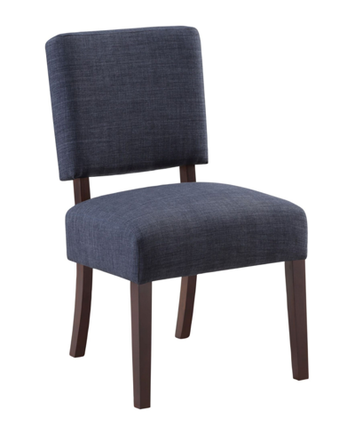 Shop Osp Home Furnishings Jasmine Accent Chair In Navy
