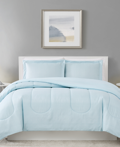 Shop Pem America Robin 3-pc. Full/queen Comforter Set, Created For Macy's Bedding In Pastel Blue