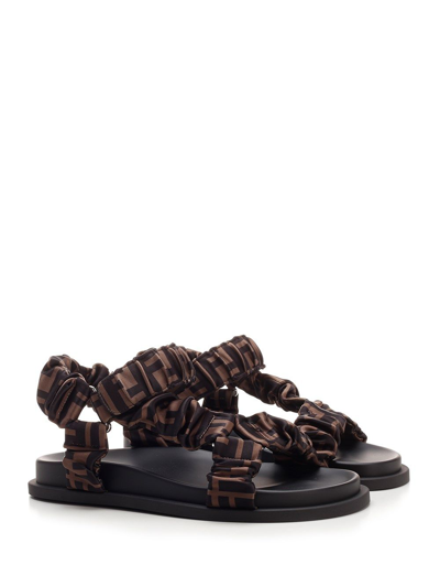 Shop Fendi Women's Brown Other Materials Sandals