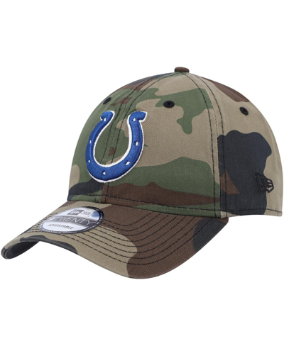 Shop New Era Men's  Camo Indianapolis Colts Team Core Classic 2.0 9twenty Adjustable Hat