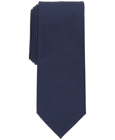 Shop Inc International Concepts Men's Solid Tie, Created For Macy's In Navy