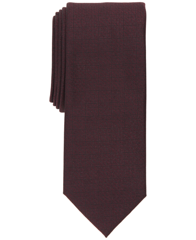Shop Inc International Concepts Men's Solid Tie, Created For Macy's In Burgundy