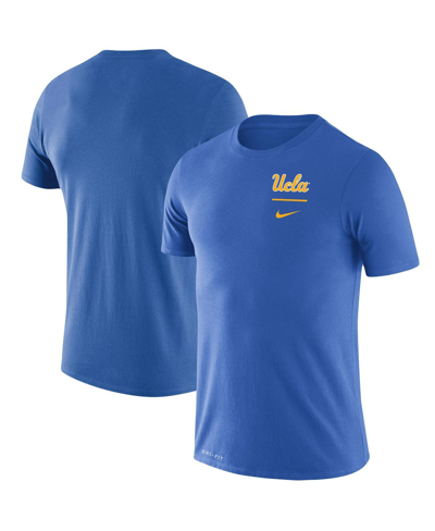Shop Nike Men's  Blue Ucla Bruins Logo Stack Legend Performance T-shirt