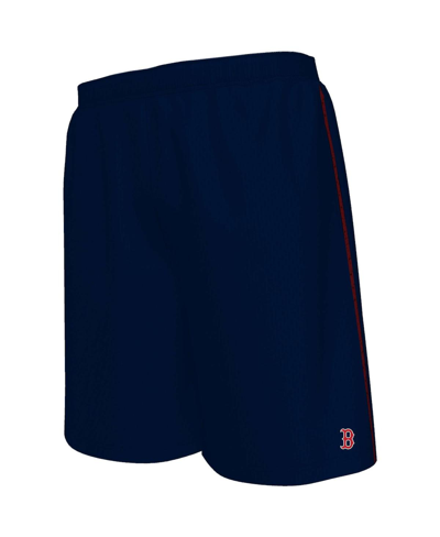 Shop Majestic Men's  Navy Boston Red Sox Big Tall Mesh Shorts