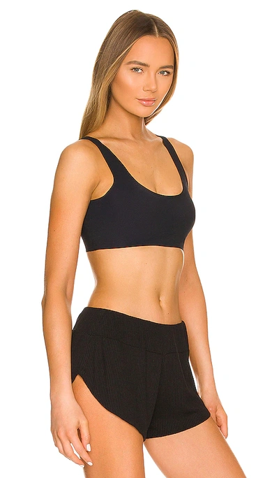 Shop Commando Classic Comfy Scoop Bralette In Black