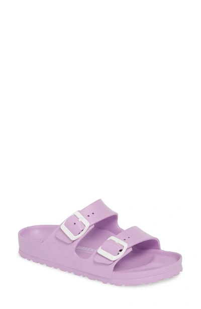 Shop Birkenstock Essentials Arizona Waterproof Slide Sandal In Lavender Eva