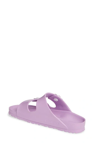 Shop Birkenstock Essentials Arizona Waterproof Slide Sandal In Lavender Eva