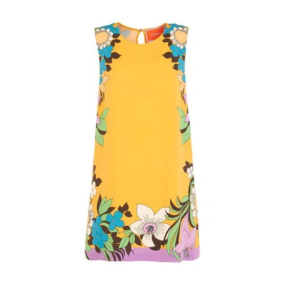 Shop La Doublej Stretch Tunic (placée) In Cameo Blooms Placee