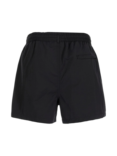 Shop Paul Smith Drawstring Swim Shorts In Black