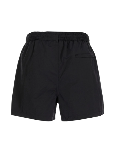 Paul Smith Stripe Swim Shorts In Black