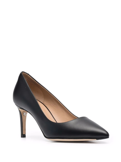 Ferragamo Ilary 70mm Leather Pumps In Black