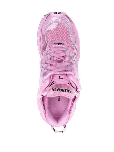 Shop Balenciaga Runner Low-top Sneakers In Pink