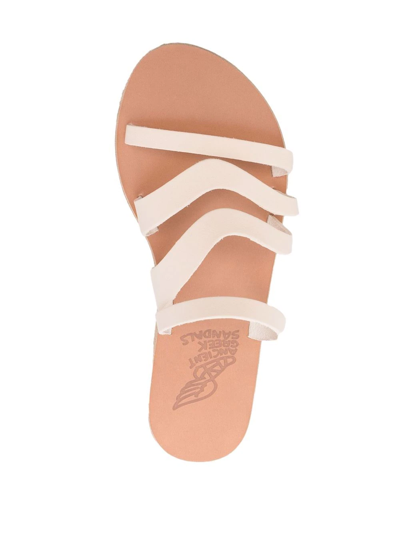 Shop Ancient Greek Sandals Strappy Slip On Sandals In White