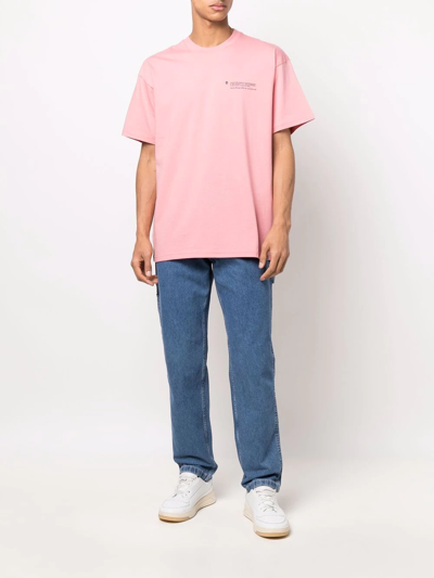 Dickies Construct Rear Logo-patch Jeans In Blue