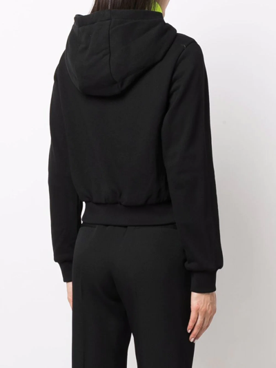 Duvetica Bolsena Panelled Hooded Puffer Jacket In Black