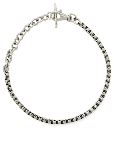 Shop Martine Ali Aris Boxer Chain Necklace In Silver