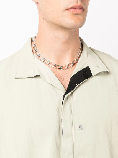 Shop Martine Ali Rox Race Choker Necklace In Silver